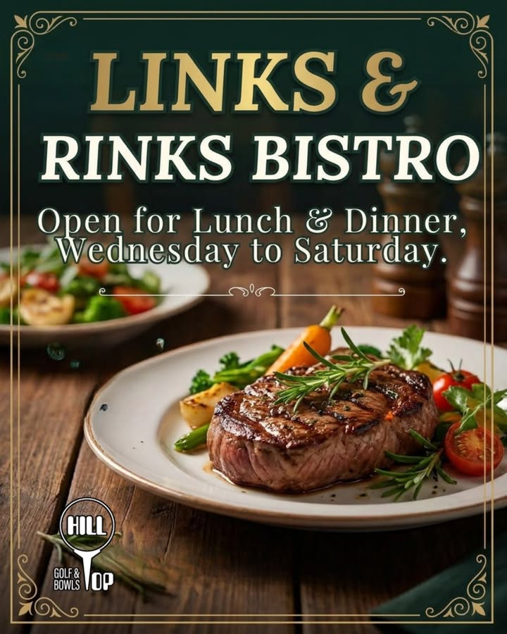 Featured image for “Dining at Hill Top Golf Club – Links & Rinks Bistro”